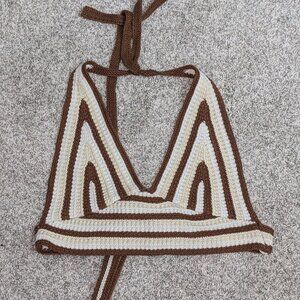 70s style crochet crop top